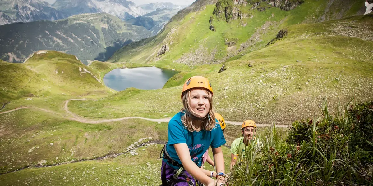Klettersteig Kälbersee Silvretta Montafon Klettersteig Kälbersee Silvretta Montafon